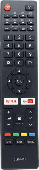 TAVICE 2 PACK Remote for HITACHI CLE - 1031 TV 55UHDSM8 65UHDSM8 70UHDSM8 75UHDSM8 - Battery Mate