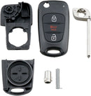 TAVICE 2 Pack Replacement remote Flip car key shell suitable for HYUNDAI i20 i30 i35 - Tavice