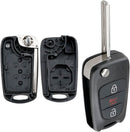 TAVICE 2 Pack Replacement remote Flip car key shell suitable for HYUNDAI i20 i30 i35 - Tavice