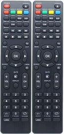 TAVICE 2 Pack Replacement TV Remote Control – Compatible with Bauhn ATV50UHD / ATV‑55UHDC‑0717 / ATV‑55FHDED / ATV‑40FTHED - Battery Mate