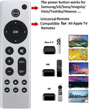 TAVICE 2 PACK Replacement Universal Infrared Remote Control Compatible For Apple TV1/TV2/TV3 - Battery Mate
