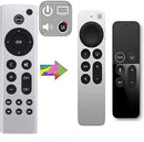 TAVICE 2 PACK Replacement Universal Infrared Remote Control Compatible For Apple TV1/TV2/TV3 - Battery Mate