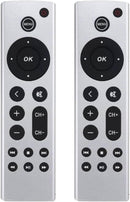 TAVICE 2 PACK Replacement Universal Infrared Remote Control Compatible For Apple TV1/TV2/TV3 - Battery Mate