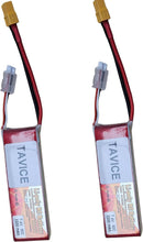 TAVICE 2S LiPo Battery 7.4V 2200mAh 30C Compatible with RC Cars, Trucks, Airplanes & Boats - Tavice