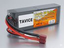 TAVICE 2S LiPo Battery 7.4V 6200mAh 50C Hard Case with T Connector Compatible with RC Cars, Trucks, 1/8 & 1/10 Buggy - Tavice