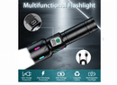 TAVICE 30W Super Bright LED Flashlight, Rechargeable, Waterproof Emergency Torch with 26650 Battery for Camping, Hiking, Car Repair - Tavice