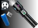 TAVICE 30W Super Bright LED Flashlight, Rechargeable, Waterproof Emergency Torch with 26650 Battery for Camping, Hiking, Car Repair - Tavice