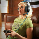 TAVICE 3.5Mm Wired Led Gaming Headphone Noise Cancelling With Mic For Laptop Ps4 Xbox One | Blue + Black - Tavice