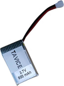 TAVICE 3.7V 800mAh LiPo Battery Pack Compatible with RC Airplanes & Drones (1/2/3 PCS Options) - Tavice