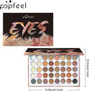 TAVICE 40 - Color Eyeshadow Palette Earth Tone Matte & Shimmer Shades with Contour, Professional Eye Makeup - Tavice