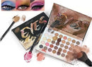 TAVICE 40 - Color Eyeshadow Palette Earth Tone Matte & Shimmer Shades with Contour, Professional Eye Makeup - Tavice