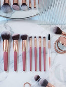 TAVICE 40 - Color Eyeshadow Palette with 8 - Piece Makeup Brush Set Earth Tone Cosmetic Collection - Battery Mate