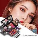 TAVICE 74 - Color Professional Makeup Eyeshadow Palette Set Women’s Beauty Cosmetic Kit & Makeup Box - Battery Mate