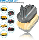 Tavice Adapter For DeWalt Milwaukee Bosch Battery Convert To Dyson V6 AU - Tavice