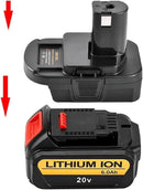 TAVICE Battery Adapter BPS18RL Compatible with Black+Decker, Porter Cable & Stanley 20V Batteries to Ryobi 18V ONE+ Tools Converter Adapter (Battery Not Included) - Battery Mate