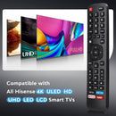 TAVICE EN2BS27H Remote Control Replacement for Hisense TV 50R5 55R5 58R5 65R5 65Q8 50S8 43R6 50R6 55R6 65R6 32S4 40S4 49S4 43S8 50S8 55S8 65S8 75S8 85S8 100S8 - Battery Mate