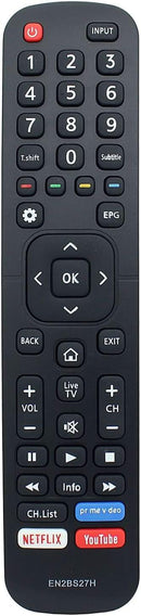 TAVICE EN2BS27H Remote Control Replacement for Hisense TV 50R5 55R5 58R5 65R5 65Q8 50S8 43R6 50R6 55R6 65R6 32S4 40S4 49S4 43S8 50S8 55S8 65S8 75S8 85S8 100S8 - Battery Mate
