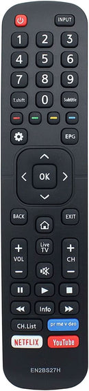 TAVICE EN2BS27H Remote Control Replacement for Hisense TV 50R5 55R5 58R5 65R5 65Q8 50S8 43R6 50R6 55R6 65R6 32S4 40S4 49S4 43S8 50S8 55S8 65S8 75S8 85S8 100S8 - Tavice