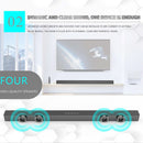 Tavice Home Theatre Full Range Bass Surround Sound Wireless Bluetooth 5.0 Soundbar - Tavice