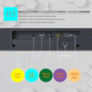 Tavice Home Theatre Full Range Bass Surround Sound Wireless Bluetooth 5.0 Soundbar - Tavice