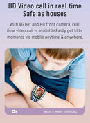Tavice Kids 4G Smartwatch - Waterproof with GPS Tracker, SIM, Voice & Video Call, Camera, SOS Emergency Call & Educational Games (PINK) - Battery Mate