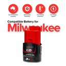 Tavice Milwaukee M12 Compatible 12V 3.5Ah Battery | Replacement For M12B3 48 - 11 - 2401 2440 3.5A - Battery Mate