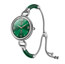 Tavice Misso Smartwatch for Women | Green Jewellery Style Strap, 1.19" AMOLED Display, Bluetooth Calling, AI Voice, Heart Rate, Sleep, Camera & Fitness Tracking - Tavice