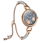 Tavice Misso Smartwatch for Women | Silver Jewellery Strap, 1.19" AMOLED Display with Gold Watch Face, Bluetooth Calling, AI Voice, Heart Rate, Sleep, Camera & Fitness Tracking - Battery Mate