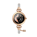 Tavice Misso Smartwatch for Women | Silver Jewellery Strap, 1.19" AMOLED Display with Gold Watch Face, Bluetooth Calling, AI Voice, Heart Rate, Sleep, Camera & Fitness Tracking - Battery Mate