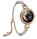 Tavice Misso Smartwatch for Women | Silver Jewellery Strap, 1.19" AMOLED Display with Gold Watch Face, Bluetooth Calling, AI Voice, Heart Rate, Sleep, Camera & Fitness Tracking - Battery Mate