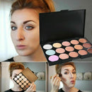 TAVICE NEW 15 - Color Contour Cream Concealer Kit Neutral Makeup Camouflage Palette for Face, Eyes, and Blemishes - Battery Mate