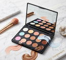 TAVICE NEW 15 - Color Contour Cream Concealer Kit Neutral Makeup Camouflage Palette for Face, Eyes, and Blemishes - Battery Mate