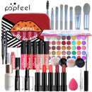 TAVICE Popfeel 30 Piece Complete Makeup Kit – Eyes, Lips, Face & Brushes | Women, Girls, Teens | Gift - Tavice