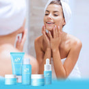 TAVICE Presents MixWonder Hydrating Skincare Set 5 - Piece Facial Care Set with Cleanser, Creams & Serum - Battery Mate