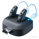 TAVICE Rechargeable Dual Behind-the-Ear Sound Amplifier with Noise Reduction and Long Battery Life | USB Charging | Discreet Design - Battery Mate