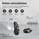 TAVICE Rechargeable Dual Behind-the-Ear Sound Amplifier with Noise Reduction and Long Battery Life | USB Charging | Discreet Design - Battery Mate