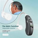 TAVICE Rechargeable Dual Behind-the-Ear Sound Amplifier with Noise Reduction and Long Battery Life | USB Charging | Discreet Design - Battery Mate