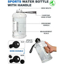 TAVICE Water Bottle with Handle Portable Large Plastic Water Bottles for Adults BPA-free Half Gallon Water Bottle Reusable 2 Liter - Tavice