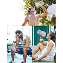 TAVICE Water Bottle with Handle Portable Large Plastic Water Bottles for Adults BPA-free Half Gallon Water Bottle Reusable 2 Liter - Tavice