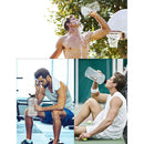 TAVICE Water Bottle with Handle Portable Large Plastic Water Bottles for Adults BPA-free Half Gallon Water Bottle Reusable 2 Liter - Battery Mate