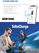 Teltonika TeltoCharge EV Car Charger for HomeTeltonika Charging Dock 22 Kw 3 Phases | Slate Grey - Tavice