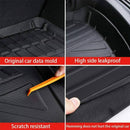 Tesla Model 3 All Weather Floor Rubber Mats Carpets Front & Rear Set 2017-2022 - Tavice