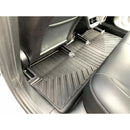 Tesla Model 3 All Weather Floor Rubber Mats Carpets Front & Rear Set 2017-2022 - Tavice