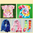 Tie Dye Kit 5 Colours Kits One Step Fabric Rainbow Neon Carousel Ultimate Art AU - Tavice
