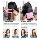Triple 3 Barrel Ceramic Hair Curler Curling Iron Salon Styler Crimper Waver Hot [25mm] - Tavice