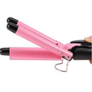 Triple 3 Barrel Ceramic Hair Curler Curling Iron Salon Styler Crimper Waver Hot [28mm] - Tavice