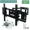 TV Wall Mount Bracket Full Motion Tilt Swivel Pivot 32 40 43 50 55 60 65 70 Inch - Tavice
