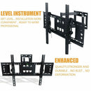 TV Wall Mount Bracket Full Motion Tilt Swivel Pivot 32 40 43 50 55 60 65 70 Inch - Tavice