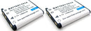 Two - Pack Replacement Battery for OLYMPUS Li - 40B and Li - 42B, compatible with OLYMPUS FE - 220, FE - 230, FE - 340, FE - 360, FE - 4030, TG - 310, and VR - 310 models - Tavice