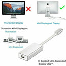 Type-C to Mini DP Display Port Cable 4K Adapter Converter Notebook Mac - Battery Mate